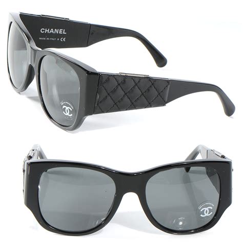 chanel sunglasses quilted leather